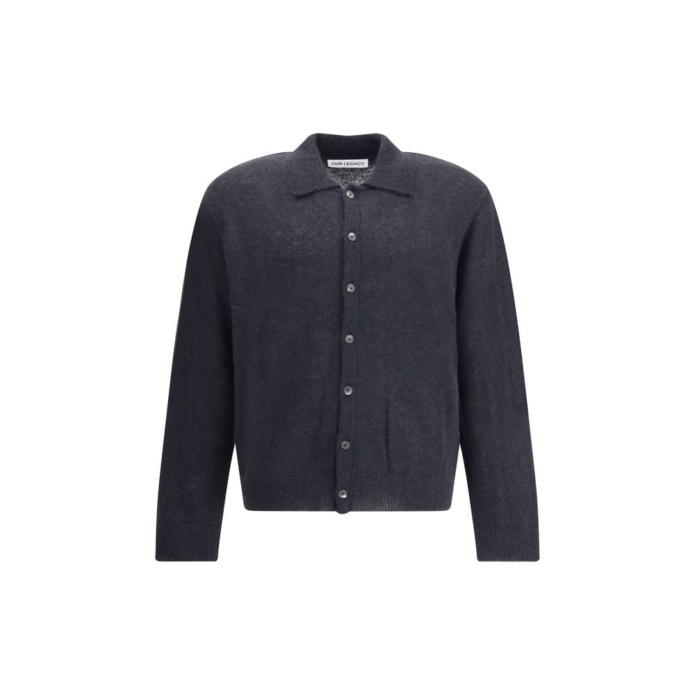 Our Legacy Alpaca Vicugna Pacos Cardigan — Black