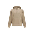 Burberry Archive Check Cotton Hoodie — Beige