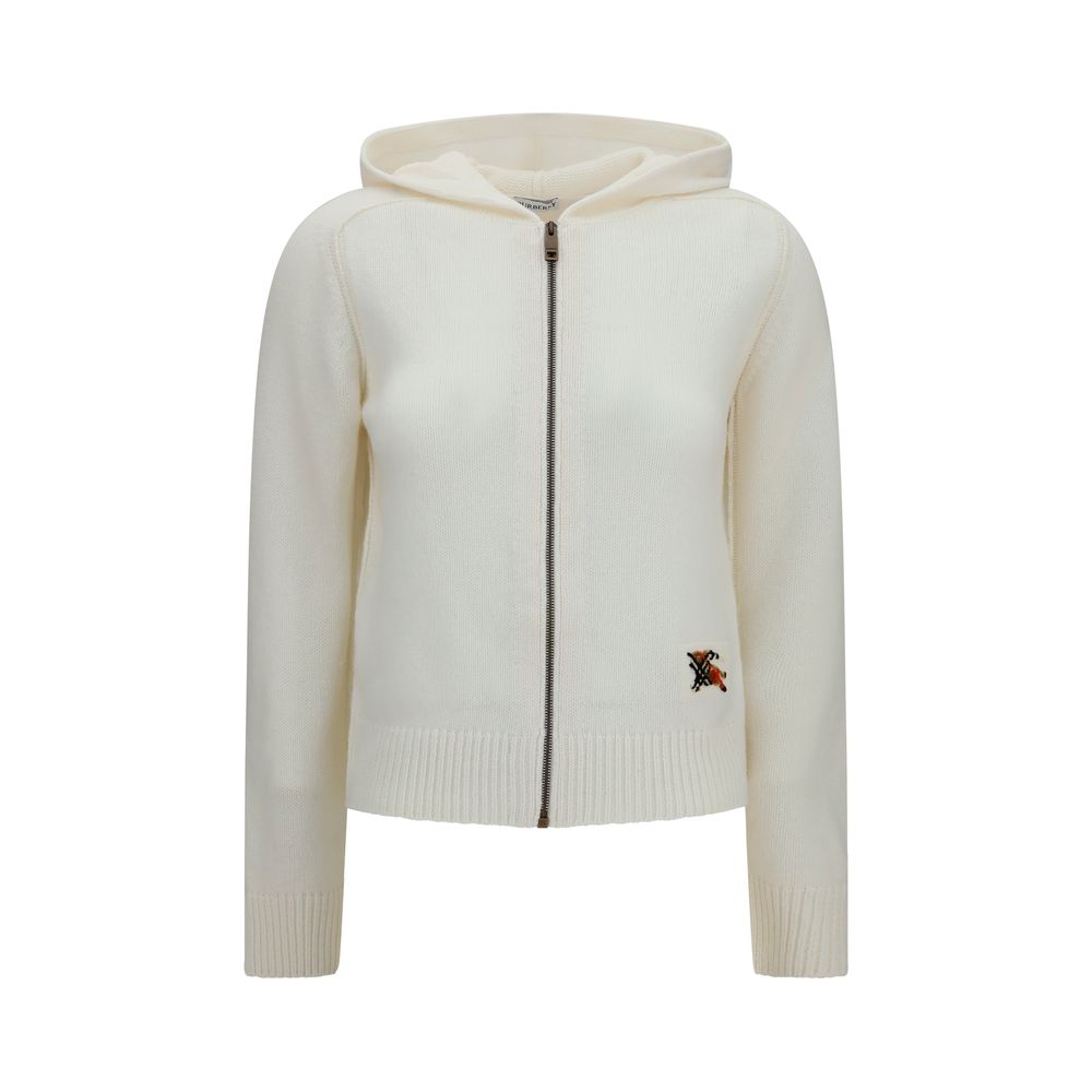 Burberry Wool Blend Hoodie — Beige