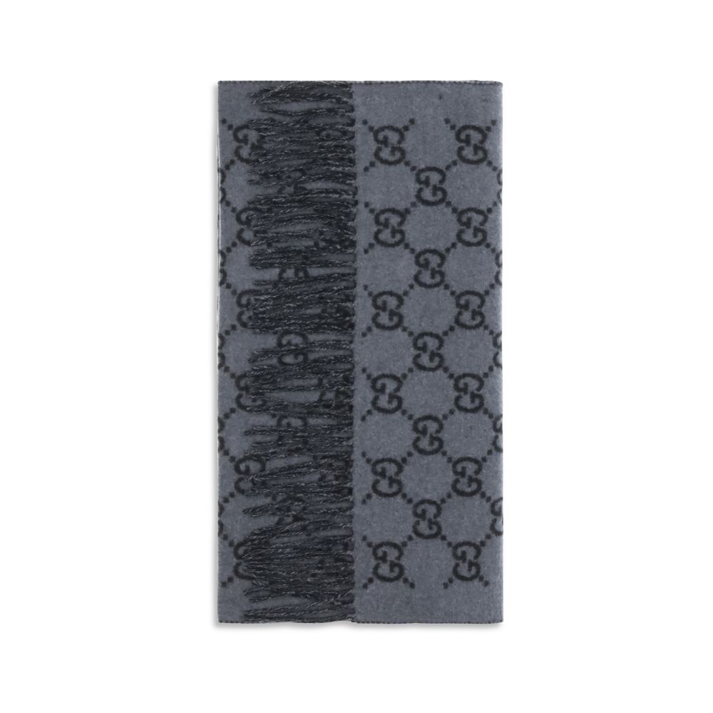 Gucci GG Cashmere Scarf — Blue