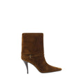 Saint Laurent Ankle Boot — Brown