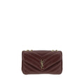 Saint Laurent LouLou Shoulder Bag — Burgundy