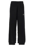MM6 Maison Margiela Brushed Cotton Joggers — Black