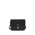 Prada Recycled Polyamide Shoulder Bag — Black