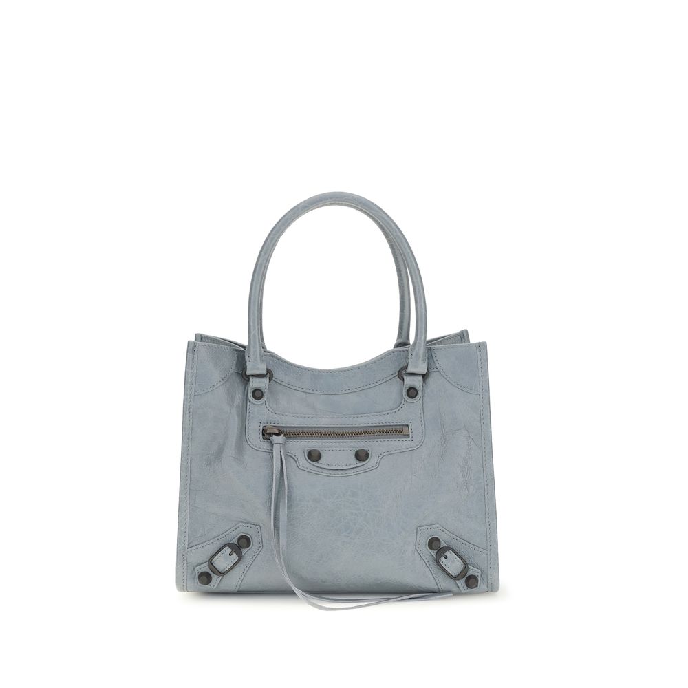 Balenciaga Le City Shoulder Bag — Blue