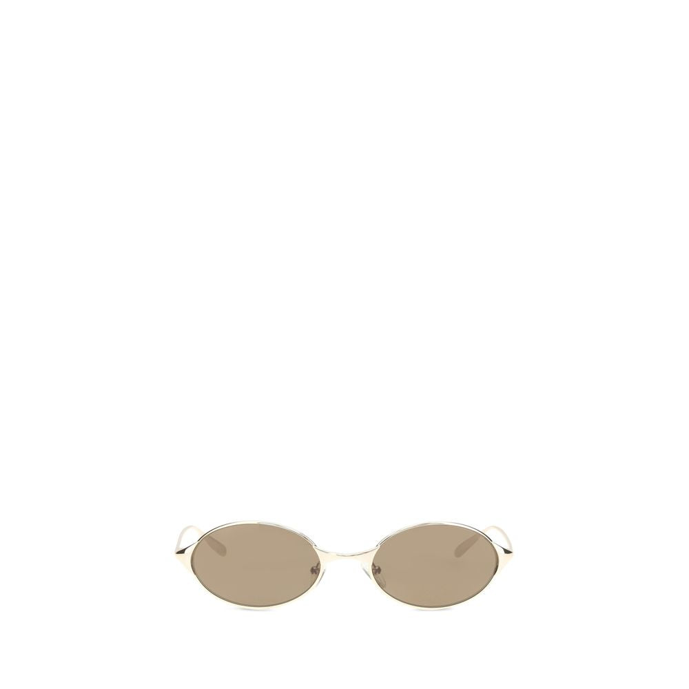 Alexander McQueen ALA000R6I33307024BB Sunglasses — Gold