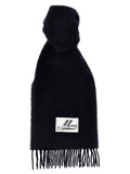 Marni Alpaca Wool Blend Scarf — Blue