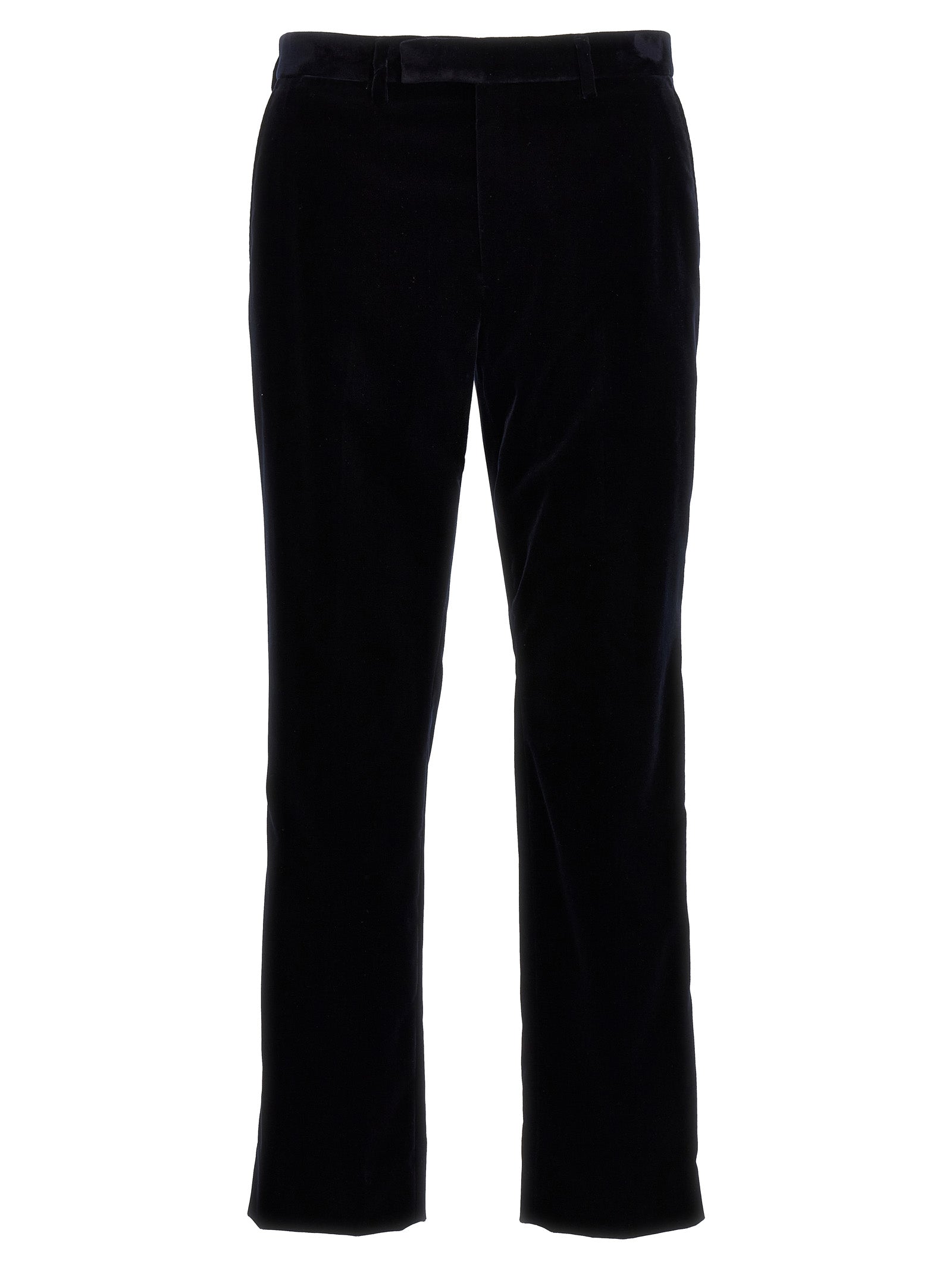 Gucci Cotton-Blend Velvet Trousers — Black
