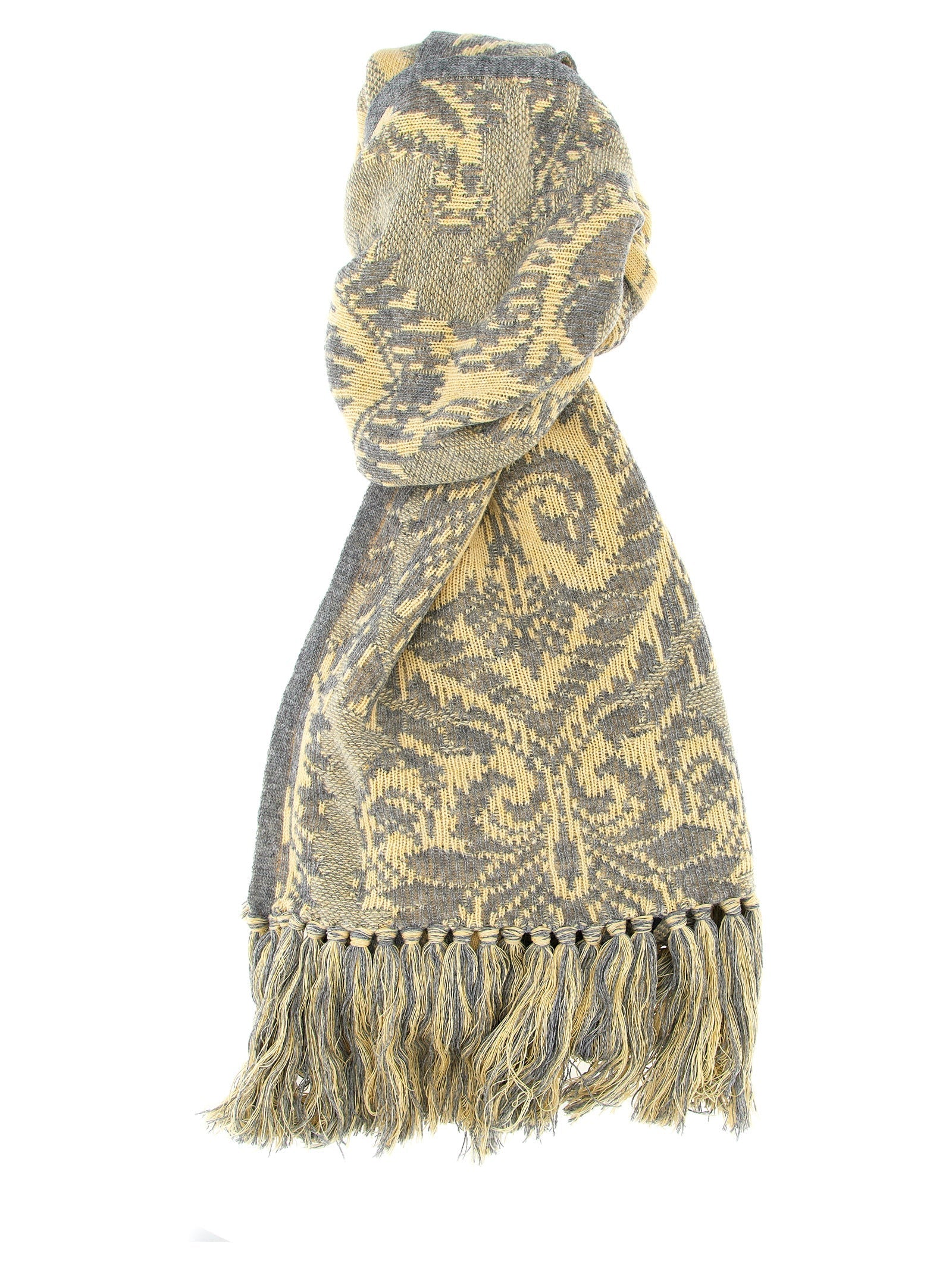 Etro Barocco Scarf — Gold