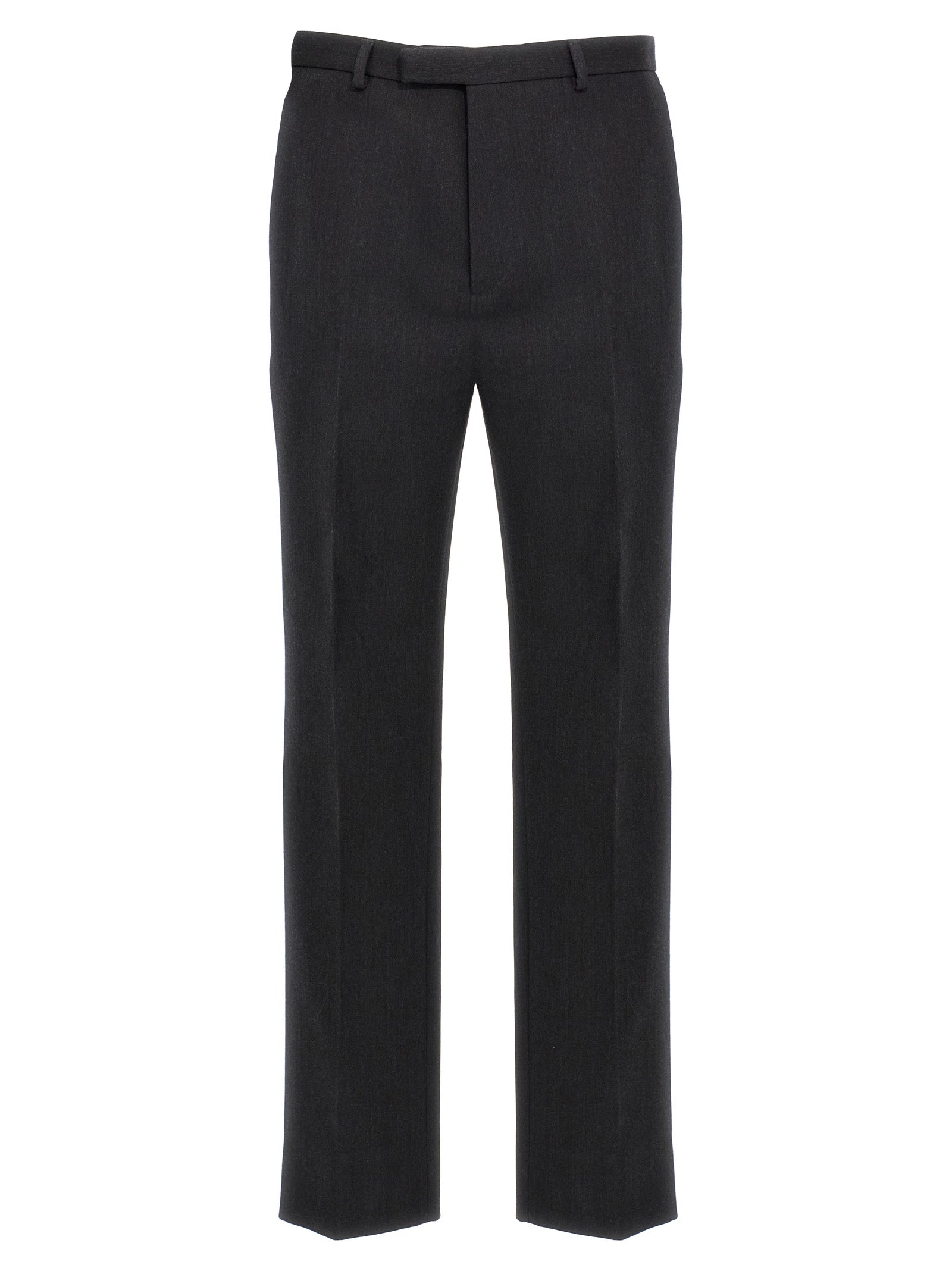 Gucci Wool Tailored Trousers — Gray