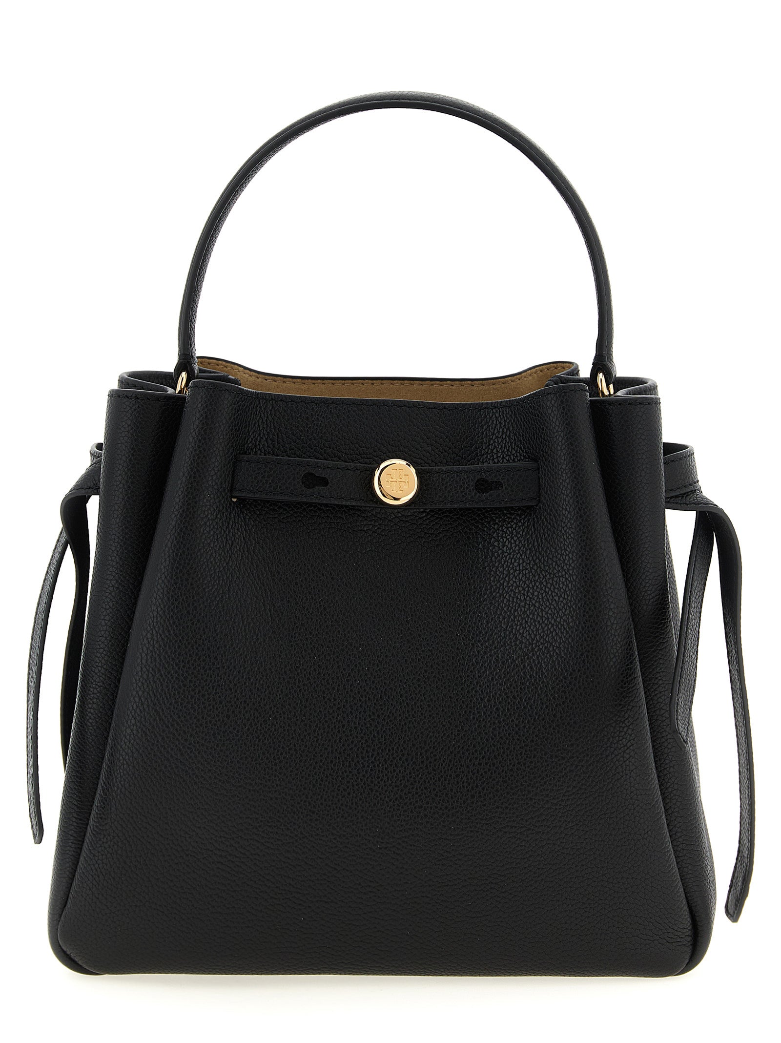 Tory Burch Romy Bucket Bag — Black