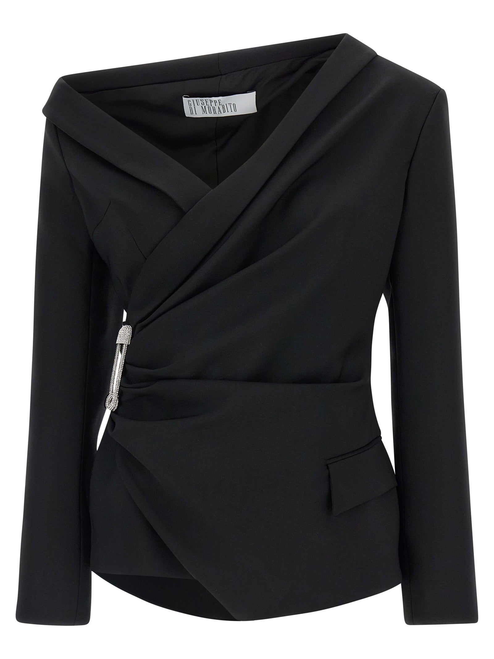 Giuseppe Di Morabito Virgin Wool Blazer — Black