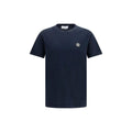 Stone Island Logo-Patch Cotton T-Shirt — Navy