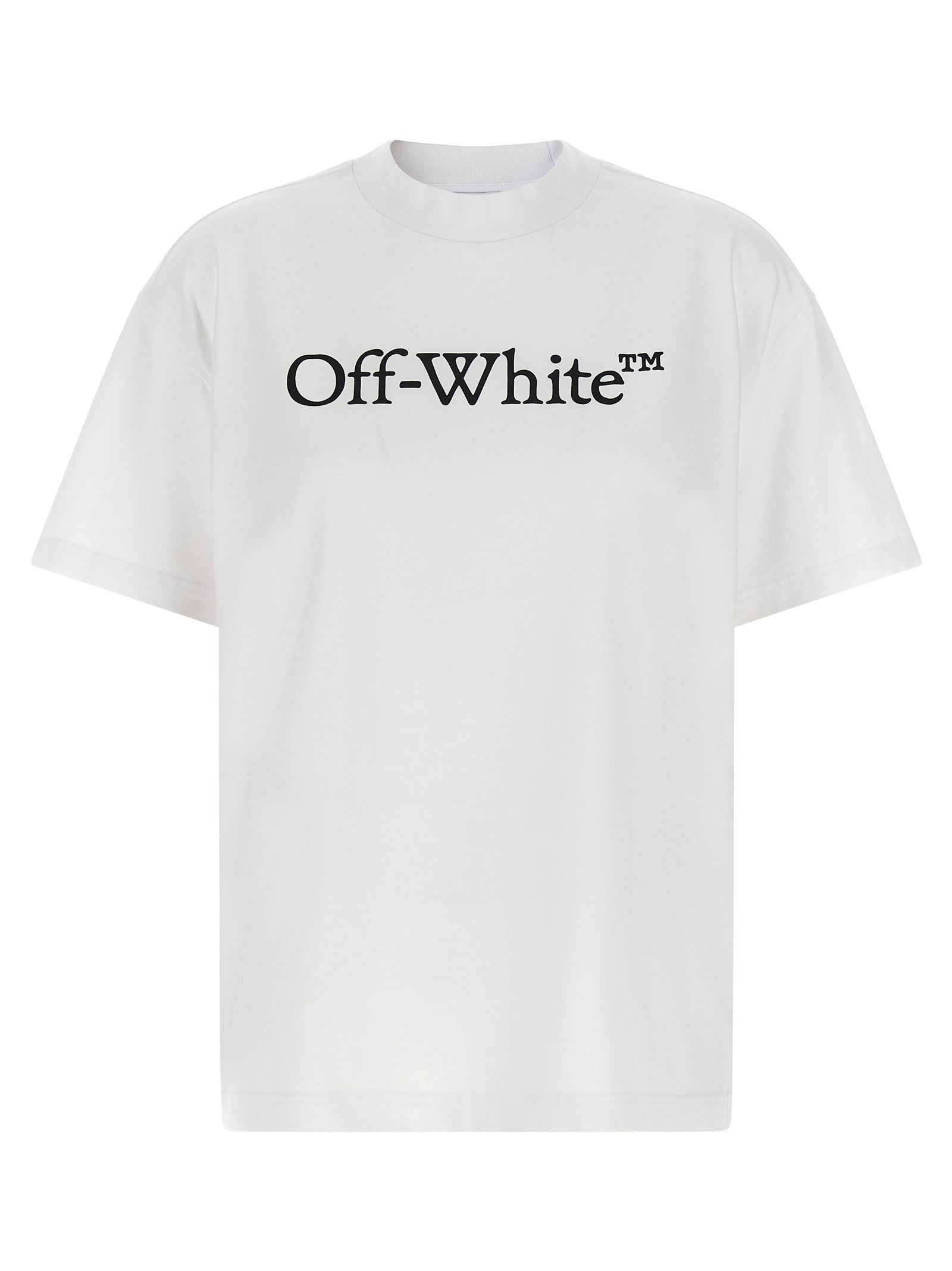 Off-White Logo-Printed Cotton T-Shirt — White