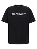 Off-White Logo-Printed Cotton T-Shirt — Black