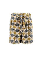 Max Mara Shorts Dark Yellow Seta - 44