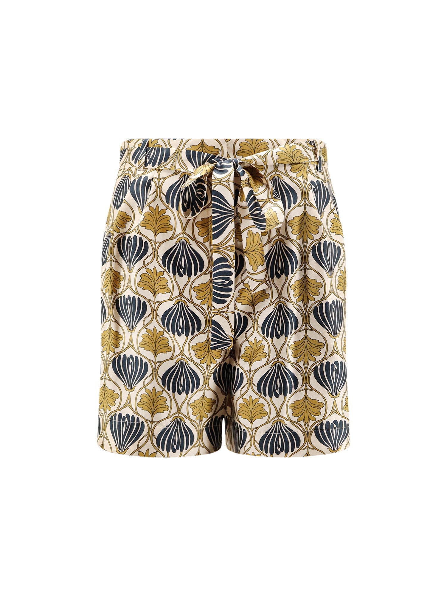 Max Mara Shorts Dark Yellow Seta - 44