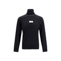 MM6 Maison Margiela Merino Wool Turtleneck Sweater — Black