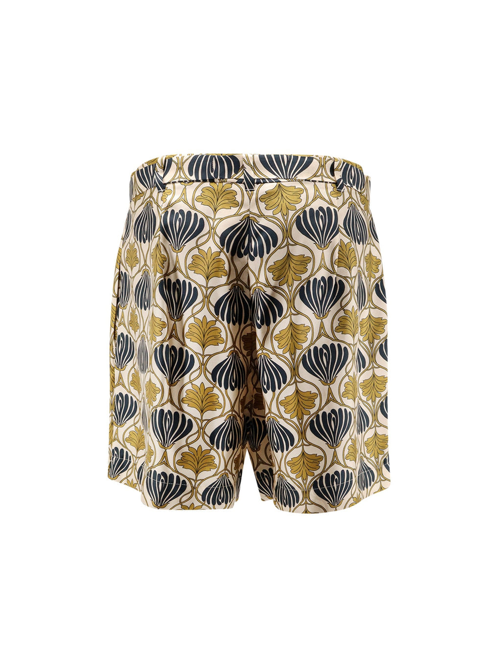 Max Mara Shorts Dark Yellow Seta - 44