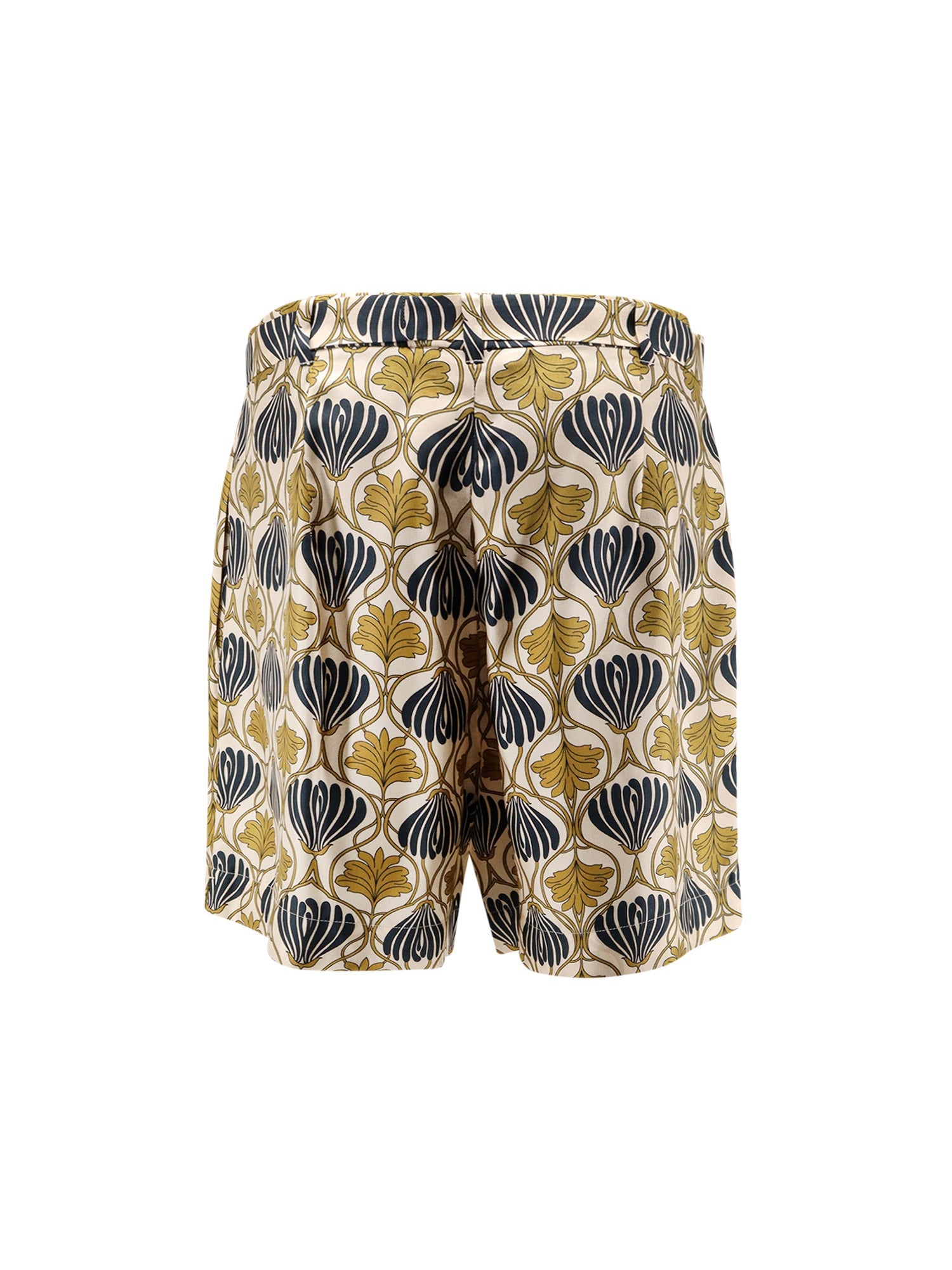 Max Mara Shorts Dark Yellow Seta - 44