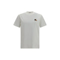 Burberry Embroidered Equestrian Knight T-Shirt — White