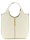 Tod's Calfskin Leather Tote Bag — White