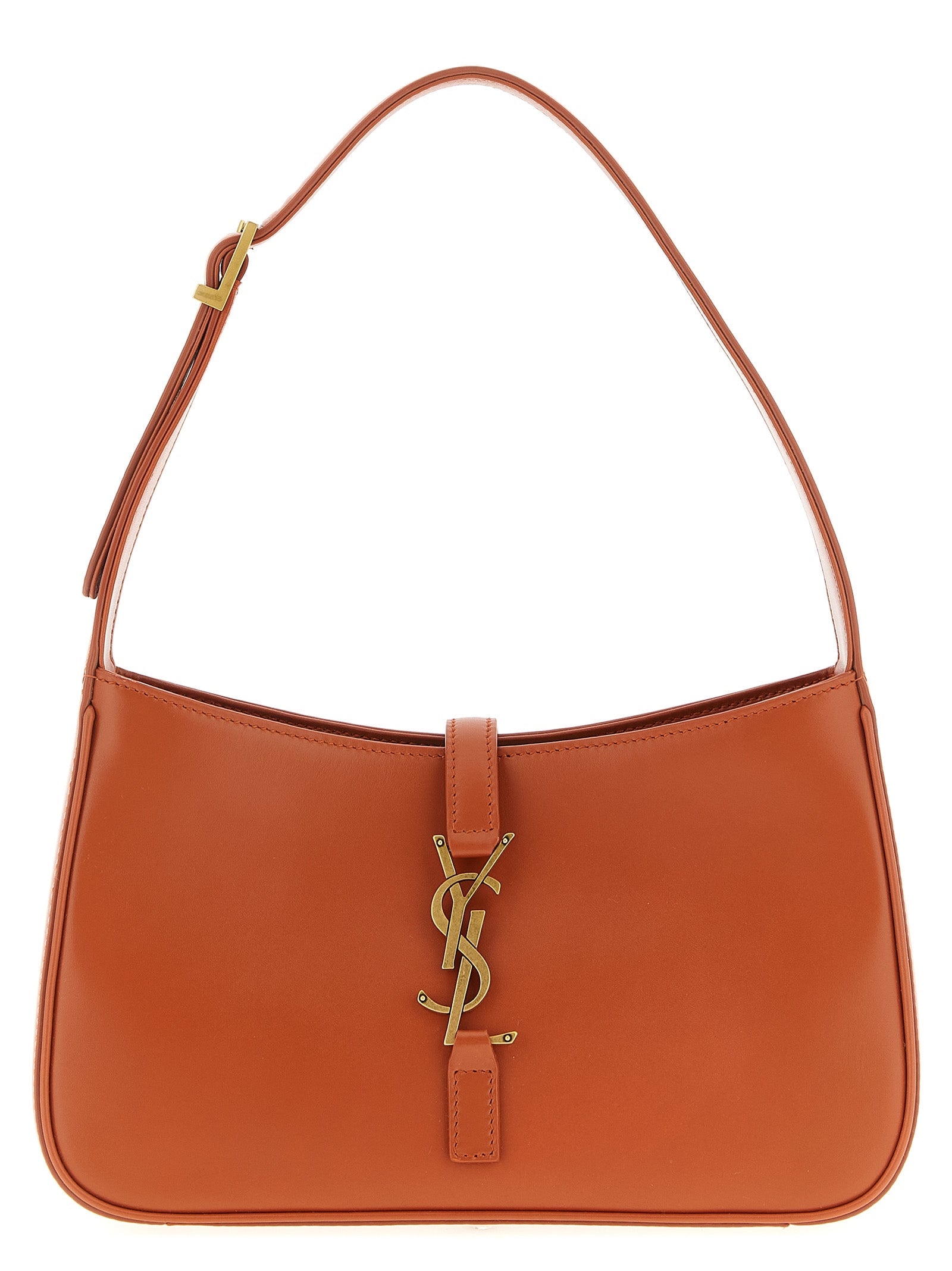 Saint Laurent Le 5 à 7 Shoulder Bag — Orange