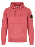 Stone Island Organic Cotton Hoodie — Pink