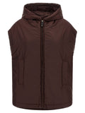 Max Mara The Cube Vest — Burgundy