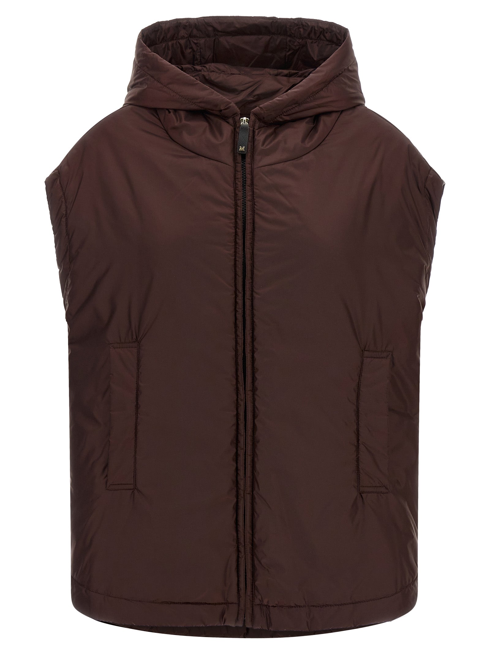 Max Mara The Cube Vest — Burgundy