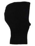 MM6 Maison Margiela MM338329BM Ribbed Wool Balaclava — Black