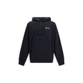 Off-White Script Logo Cotton Hoodie — Black