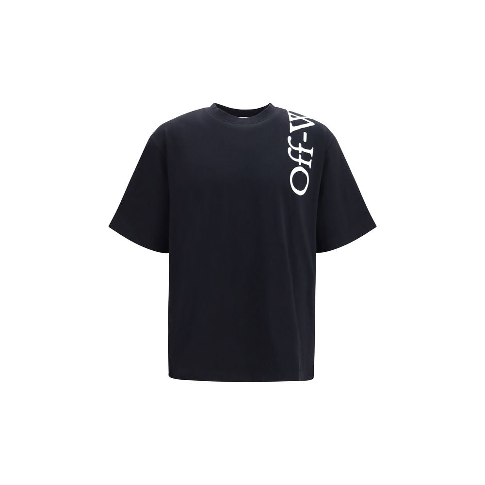 Off-White Vertical Bookish T-Shirt — Black
