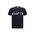 Off-White Logo-Print Cotton T-Shirt — Black