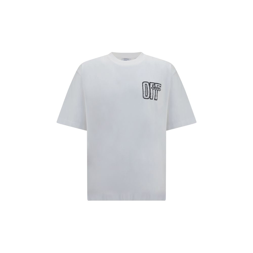 Off-White Motion Arrow Skate T-Shirt — White