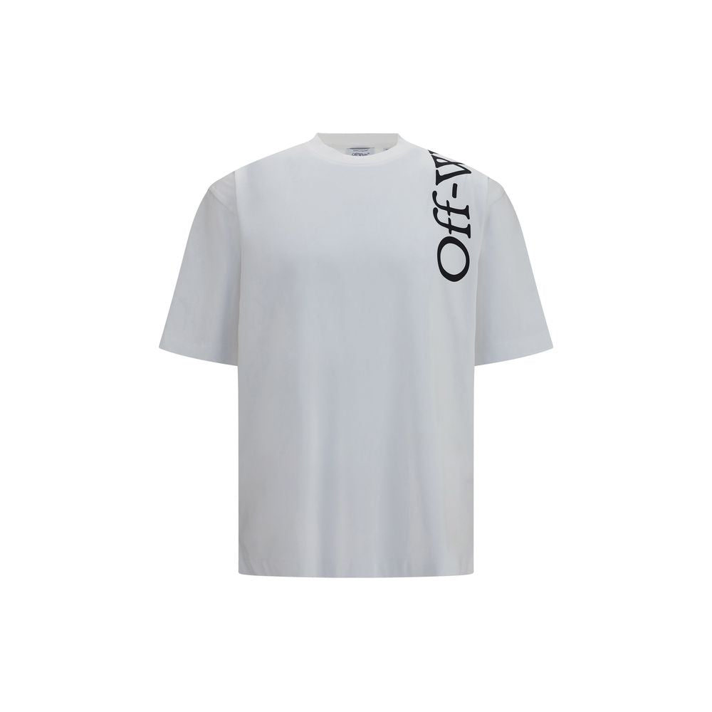 Off-White Vertical Bookish T-Shirt — White