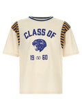 Valentino Garavani Panther T-Shirt — Cream