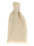 Brunello Cucinelli Cashmere Blend Scarf — Beige