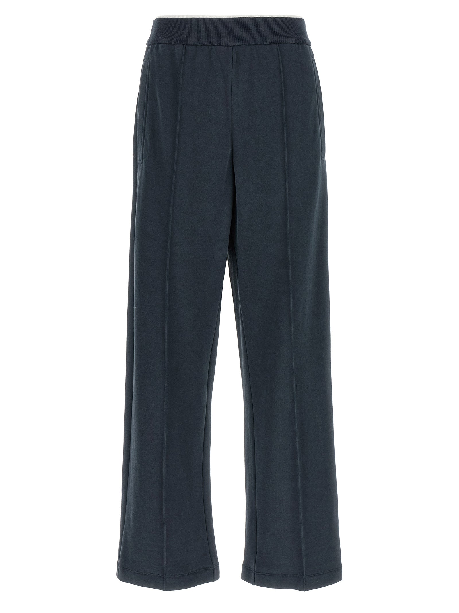 Brunello Cucinelli Cotton Joggers — Blue