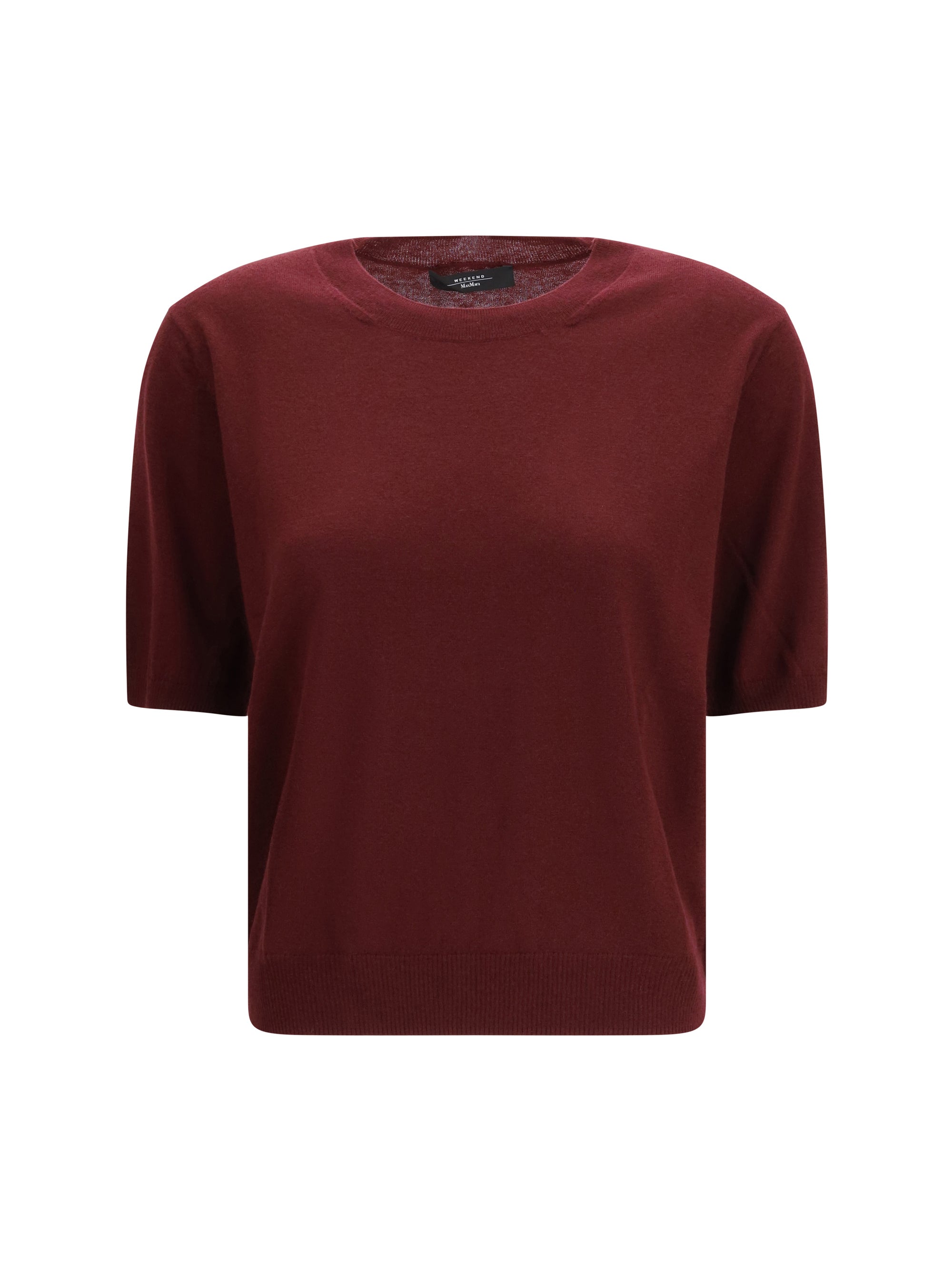 Max Mara Weekend Wool Knit T-Shirt — Red