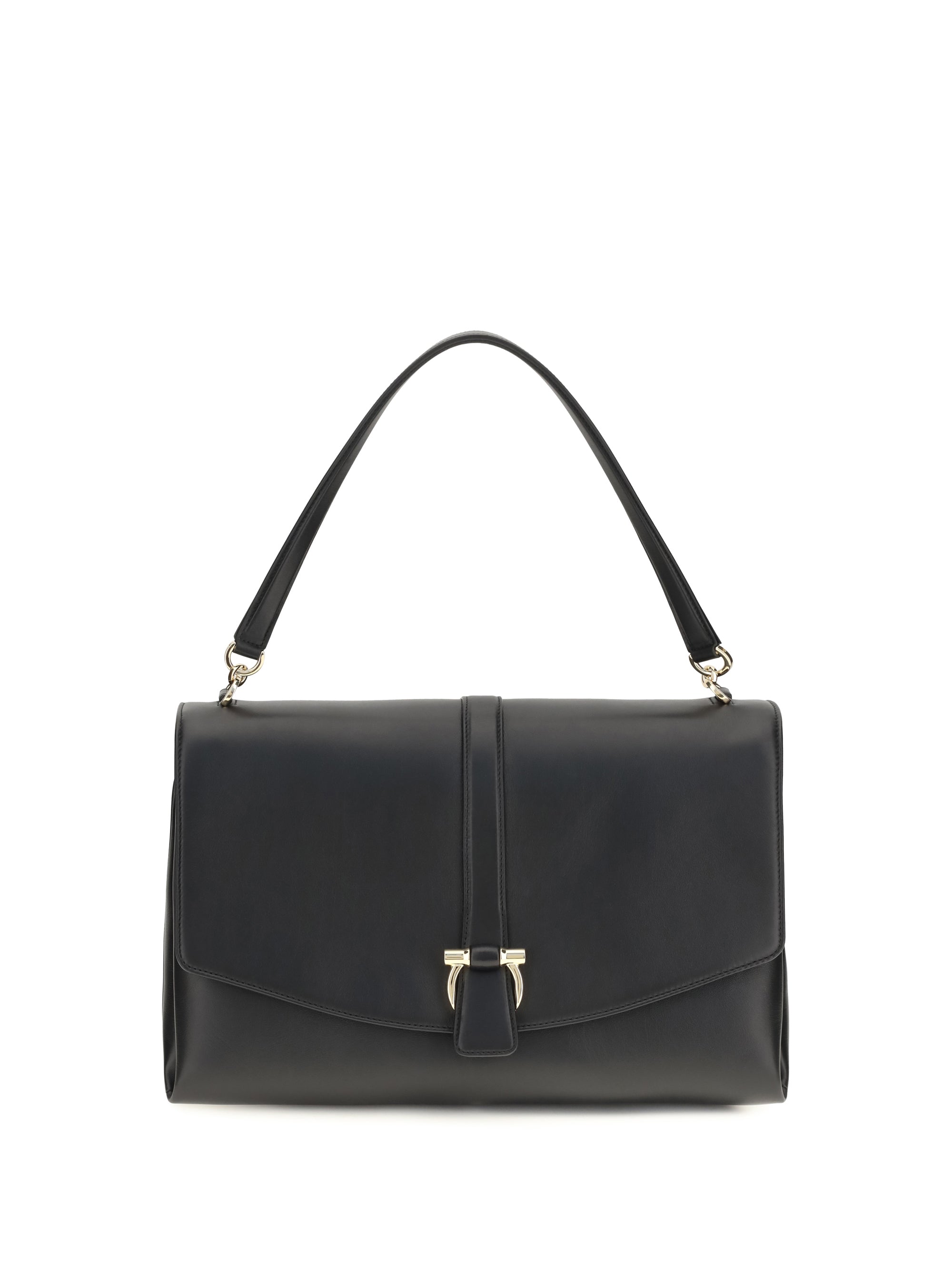Ferragamo Mia Shoulder Bag — Black