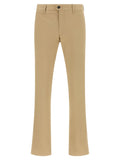 Incotex Stretch Cotton Canvas Chinos — Beige