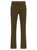 Incotex Cotton Canvas Trousers — Green