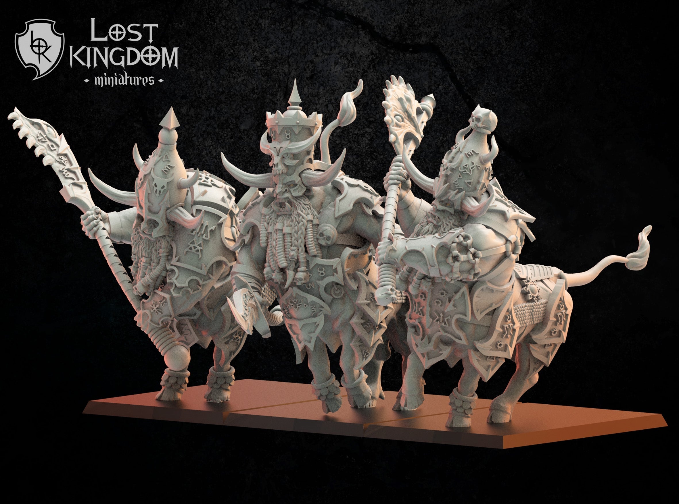 Anointed Bul-Thaurs, Lost Kingdom Miniatures