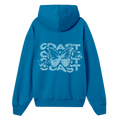 Blue Half Tone Zipper