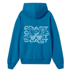 Blue Half Tone Zipper