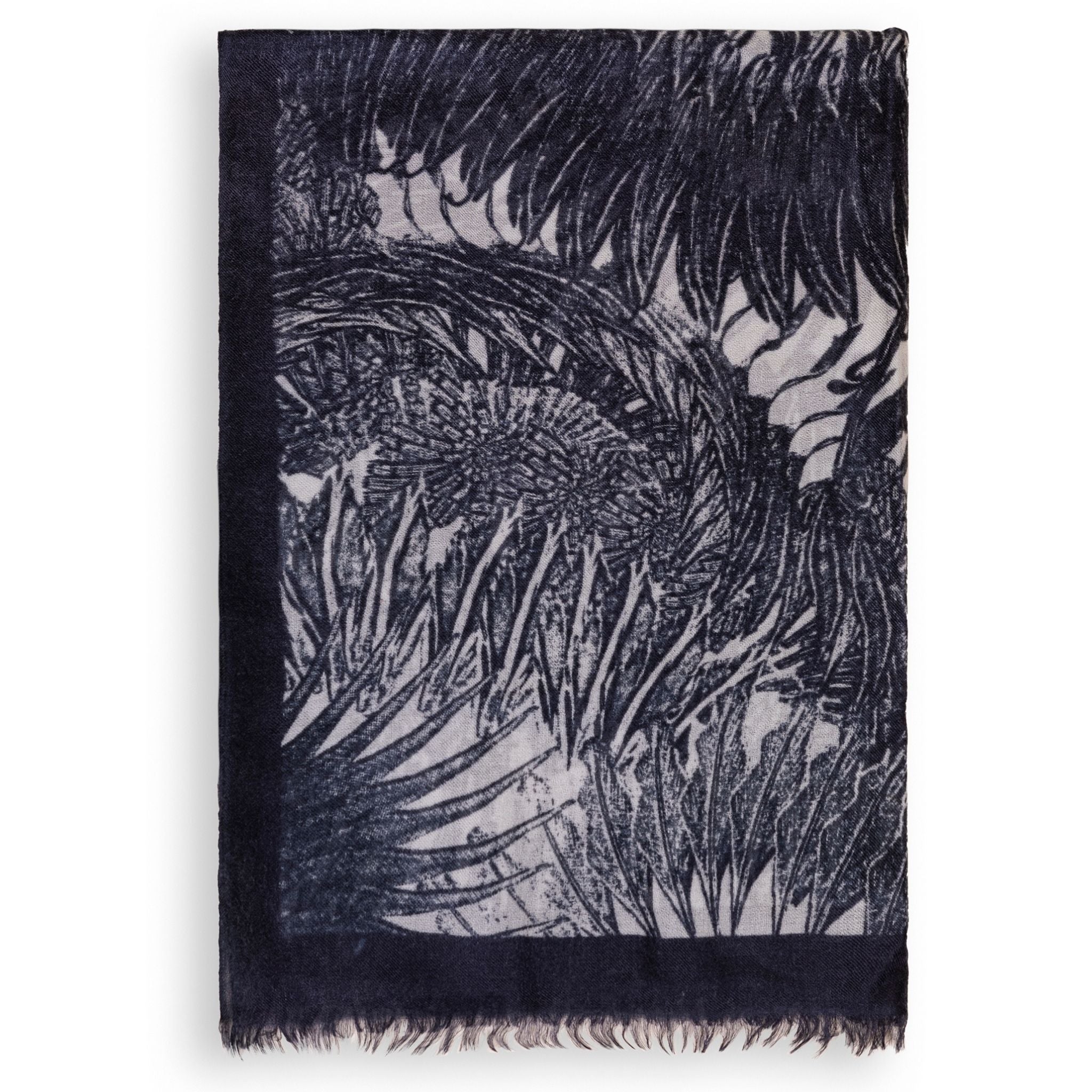 Black Ella Monochrome Stole