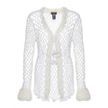 Vanilla White Handmade Crochet Shirt