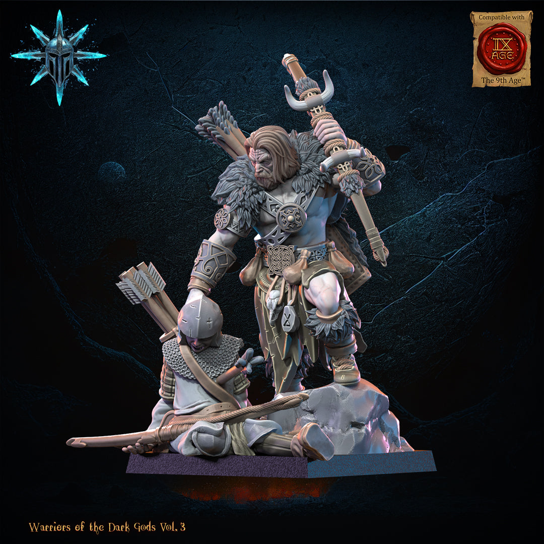Barbarian Chief with Bow, Lost Kingdom Miniatures