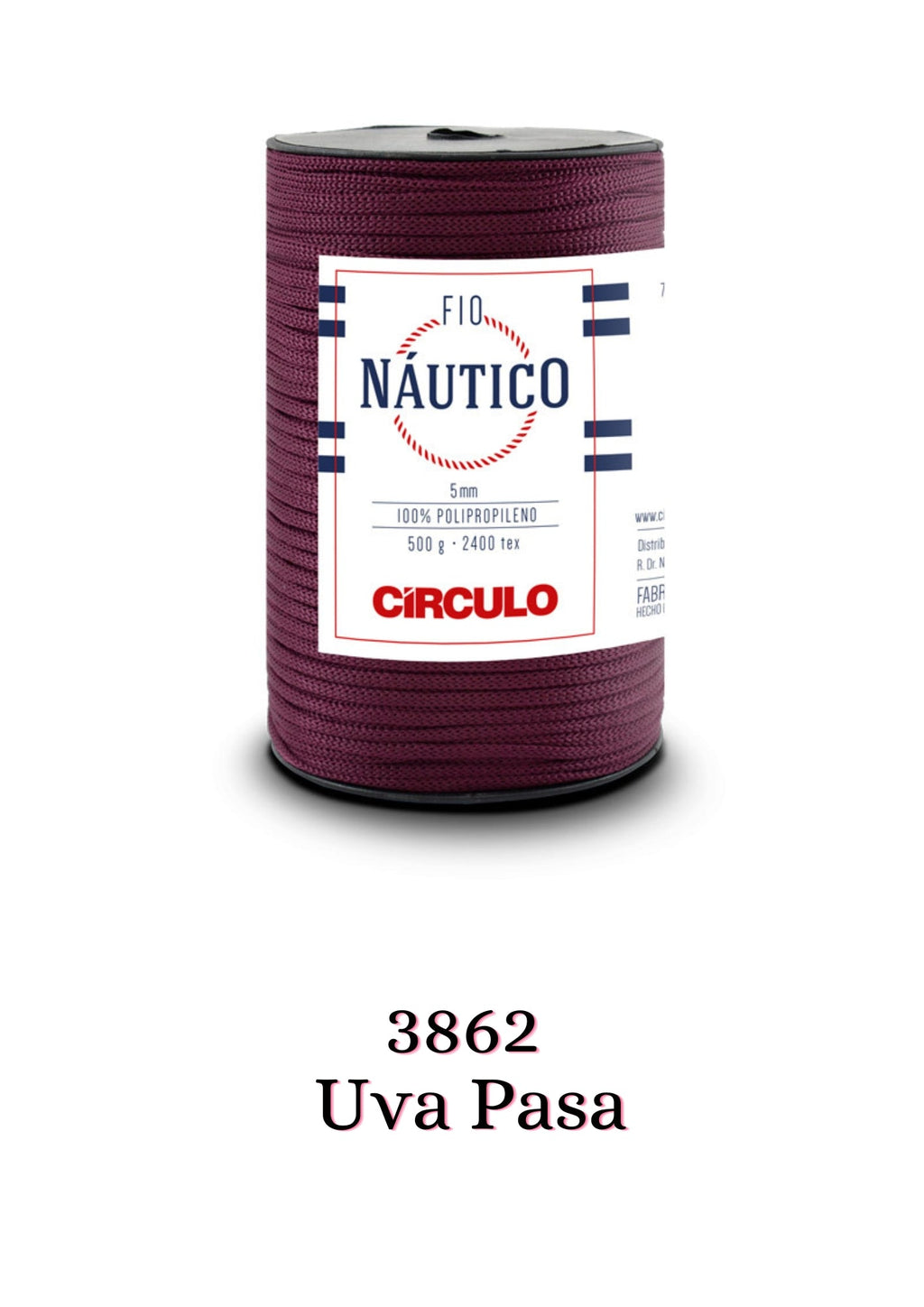 FIO NAUTICO 5mm CIRCULO 500 grs.